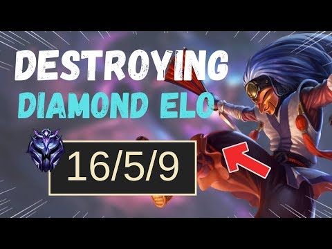 DESTROYING DIAMOND ELO WITH SHACO *INSANE CARRY - FULL SHACO GAMEPLAY