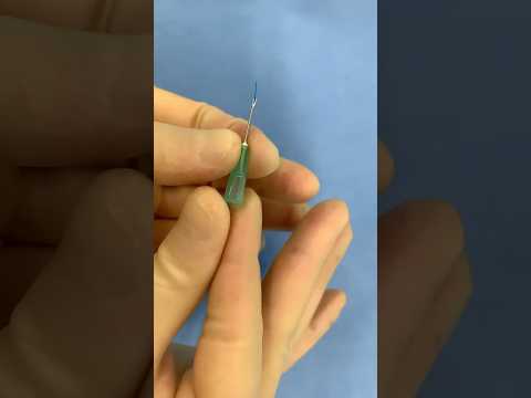 Agujas de sutura estampadas caseras #suturas #trucodevida #cirujana #veterinaria #medicamento