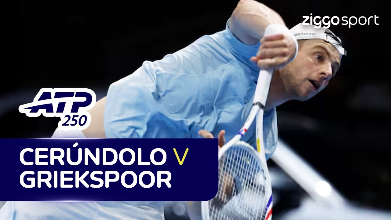 GENIALE COMEBACK GRIEKSPOOR IN DE HALVE FINALE!! 🥵😍| Cerúndolo vs Griekspoor | ATP World Tour 250