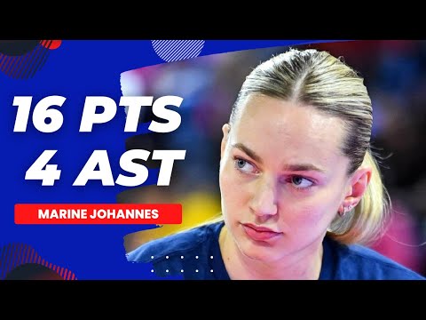 Marine Johannès IMPRESSIVE TEAM-HIGH 16 PTS vs Finland