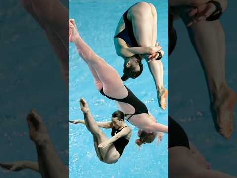 beautiful springboard diving || women's diving #shorts #sports #diving #dive #springboard