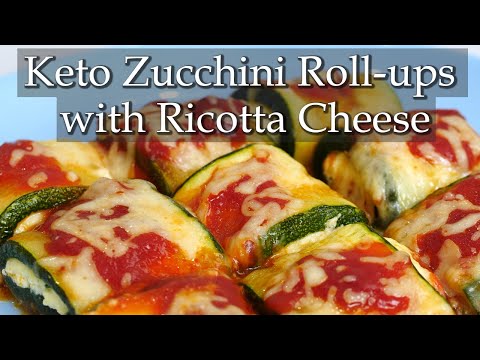 The Most Amazing Baked Keto Zucchini Roll-ups with Ricotta Cheese You will Ever Have