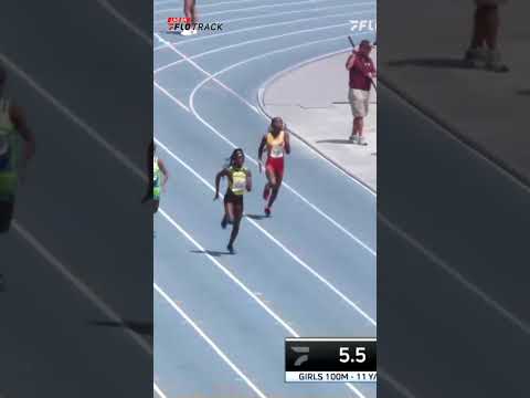 11-Year-Old Girl Clocks 12.51 For 100m...And She Would've Beaten All The Boys, Too!