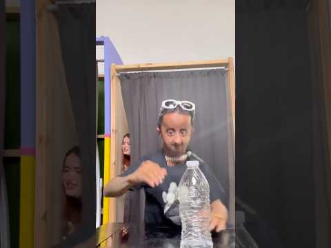 Bottle Flip Challenge 🤣 ​⁠@babyalien1111 #funny #shorts #viralshorts