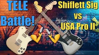Fender American Pro II vs Chris Shiflett Tele!
