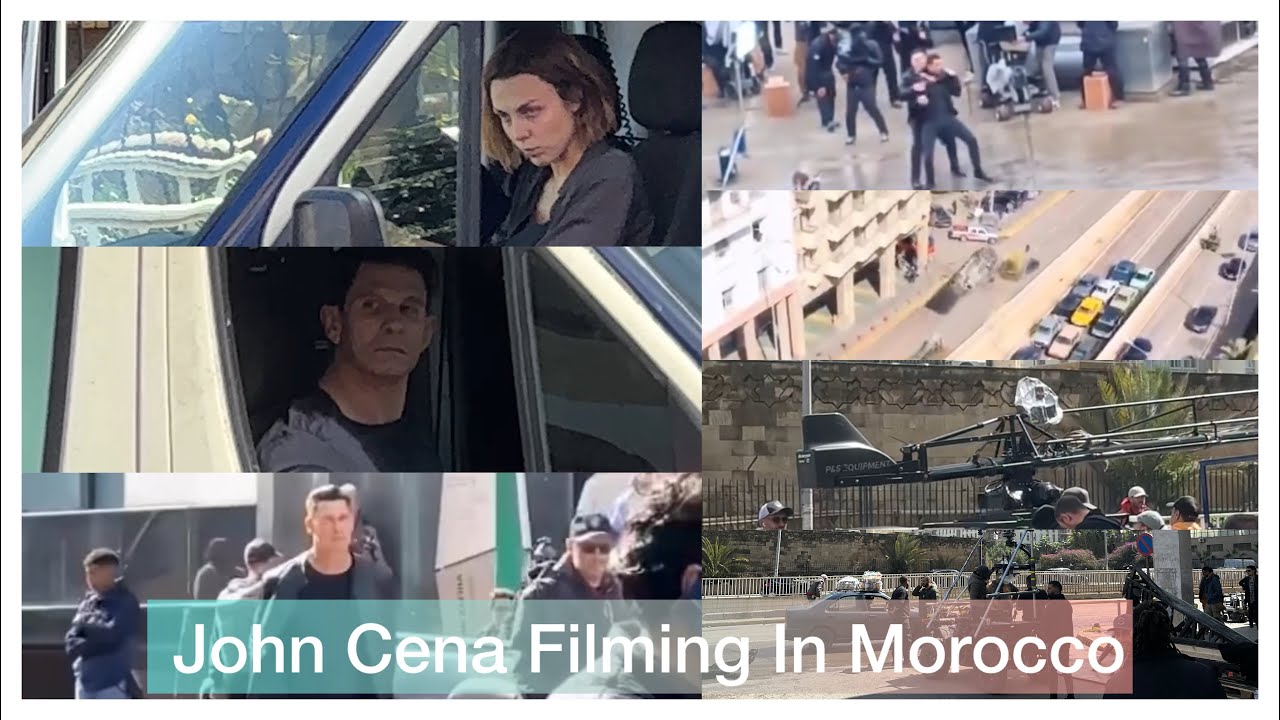 Exclusive Footage of John Cena's Newest Movie MatchBox in Casablanca Morocco - Crazy Speed Chase