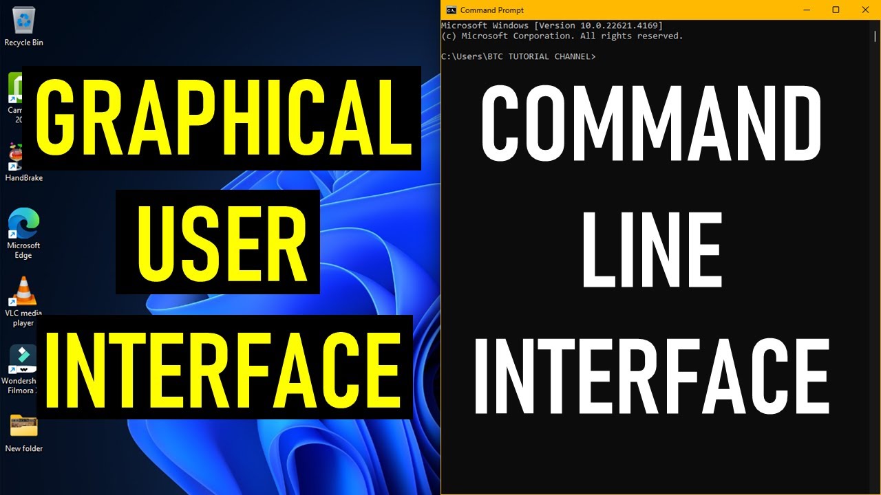 What is the DIFFERENCE Between GUI and CLI - Tech Tutorials
