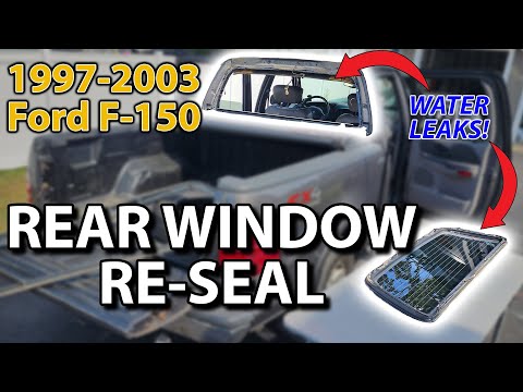 How To Re-Seal Rear Window 1997-2003 Ford F-150