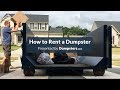 Renting a dumpster can be a quick and easy process if you're working with a reliable dumpster hauler.