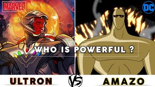 Infinity Ultron VS Golden Amazo Who Will Win | Marvel VS DC | Ultron VS Amazo Super Showdown | Hindi