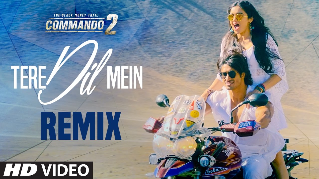 Tere Dil Mein (Club Mix) Lyrics | Commando 2 | Armaan Malik | Mannan Shaah