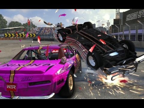 GRID 2 Demolition Derby Crashes Slow Motion 30