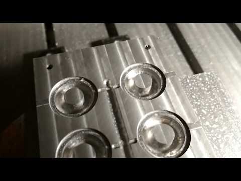 Milling DIY injection mold on homemade milling machine part 1