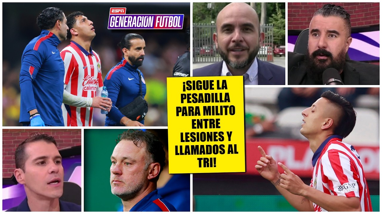 CHIVAS y MILITO tiemblan con lesión de Bryan González y ausencia del Piojo Alvarado | Generación F