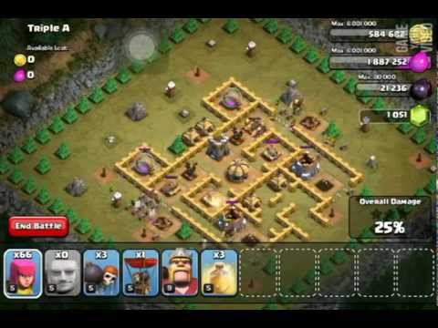 Coc single player walkthrough: lvl 37 triple a