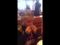 Abby Eating Lemon