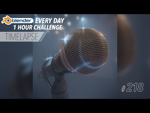 Stepping Up to the Mic with Geometry Nodes - Blender Every Day #218