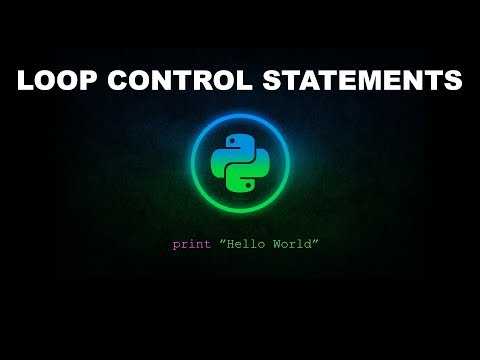 Loop Control Statements Python Programming