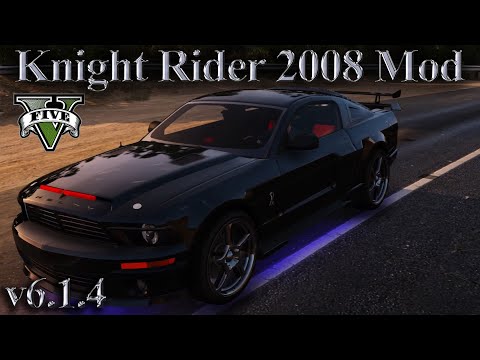 Knight Rider Mod v6.1.4 for GTA 5 - EMP and new Engine Sound for KI3T
