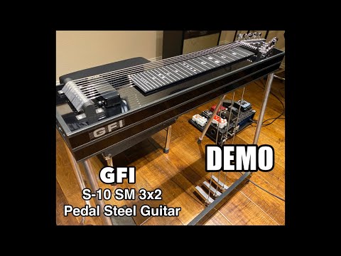 GFI S 10 SM 3x2 Pedal Steel Guitar Demo