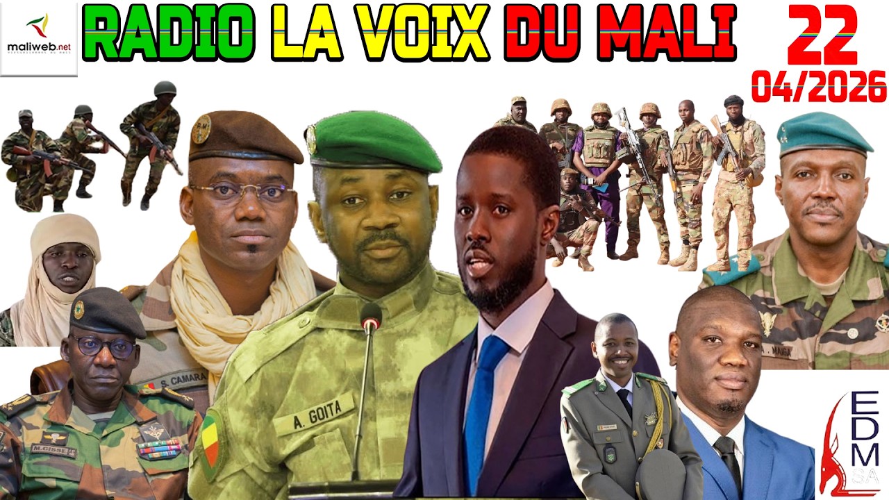 La Revue de Presse de la RADIO LA VOIX DU MALI du 22 Avril 2026