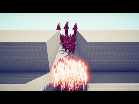 100x Samurai + 3 Giant Samurai VS Every God - Totally Accurate Battle Simulator TABS