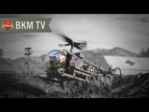 Bell® H-13 Sioux MASH Medivac Helicopter, M43 Ambulance, new minifig pack, and more!
