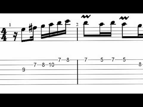 Lick 2 latín jazz guitar (Luis Salinas)