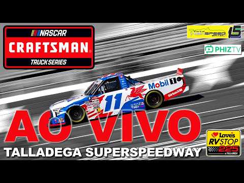 🔴 NASCAR CRAFTSMAN TRUCK SERIES | Love's RV Stop 225 | Talladega Superspeedway