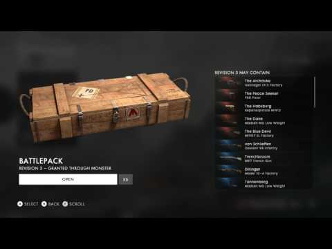 Battlefield 1 - Opening 11 Revision 3 Battlepacks
