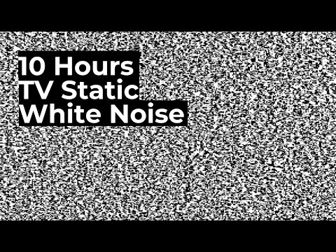 TV Static - 10 Hours | White Noise | Focus | Study | Relaxation