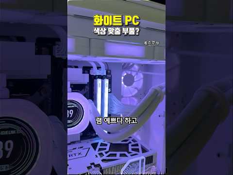 [광고] 화이트 시스템에 맞는 램 성능과 디자인까지? #shorts