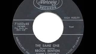 1960 HITS ARCHIVE: The Same One - Brook Benton