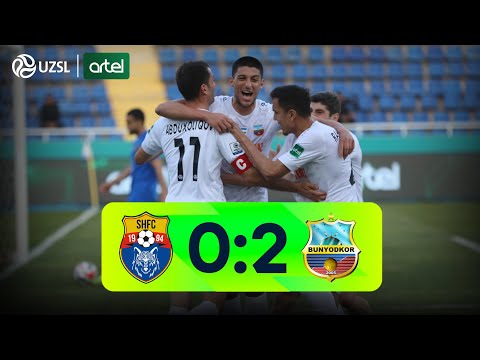 Superliga 2-tur. Sho‘rtan - Bunyodkor bahsida kiritilgan gollar va xavfli vaziyatlar (Highlights)