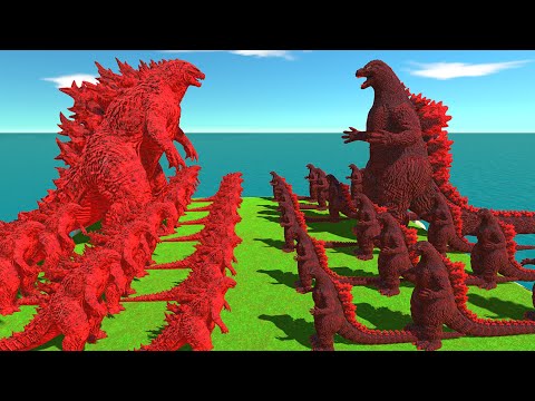 See who can stop it Atomic breath Of the Super Beast Godzilla 2021 Vs Heisei Godzilla Death Run