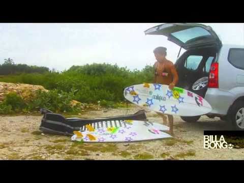 Silvana Lima surf footage from Bali