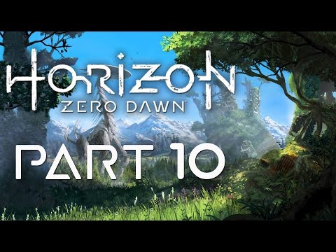 Let's play Horizon Zero Dawn German - part 10: Spielereien mit den Maschinen