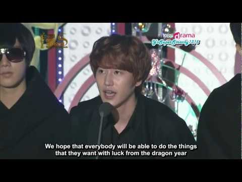 [Eng Sub] 120119 SMA - Bonsang (Super Junior)