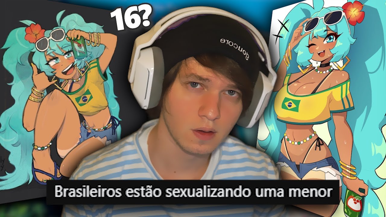Vendo os gringos cancelando o Brasil pela Hatsune Miku brasileira