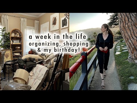 A WEEK IN MY LIFE: extreme organizing, shopping & my birthday! | XO, MaCenna Vlogs