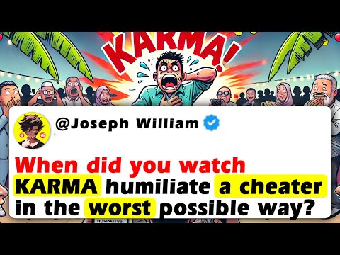 When Did You Watch KARMA Humiliate a Cheater in the Worst Possible Way?