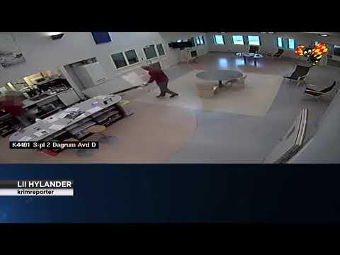 Mördare slår sönder fängelset och angriper vakter - Se hela händelsen