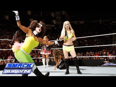 WWE SmackDown Battle Royal 10 Divas Halloween Costume No. 1 Contender October 31, 2014