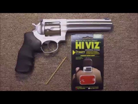 Ruger GP100 HIVIZ GPLW01 Fiber Optic Front Sight Replacement