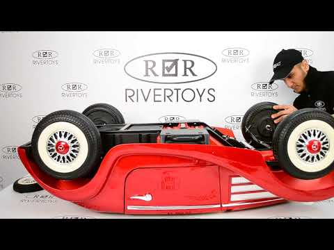 Миниатюра изображения товара Детский автомобиль RiverToys Mercedes-Benz Typ 540K / M111MM (черный глянец)