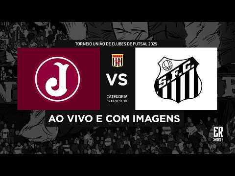 Juventus x Santos - SUB 8 | 25/10/2025 | AO VIVO | Quartas de Final | União de Clubes | Ouro