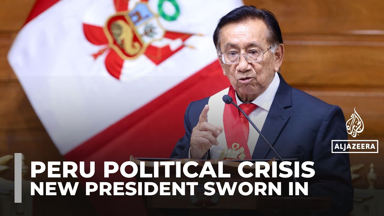 Peru appoints Jose Maria Balcazar as president, ninth leader in a decade