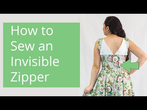 How to Sew a Perfect Invisible Zipper! Including Matching the Seams