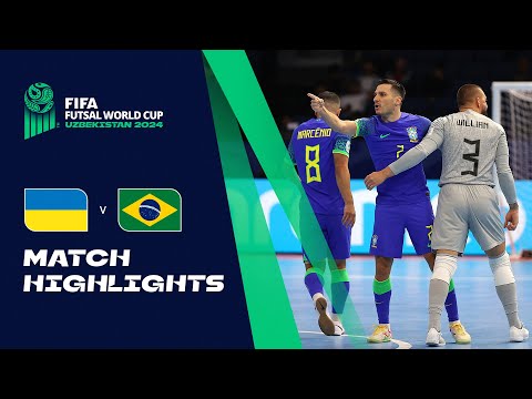 HIGHLIGHTS: Ukraine v Brazil | FIFA Futsal World Cup Uzbekistan 2024
