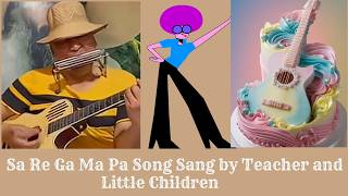 KD's Kids in Learning Process (9871632940) Sa Re Ga Pa Pa Song Sang by Teacher and Little Childrens